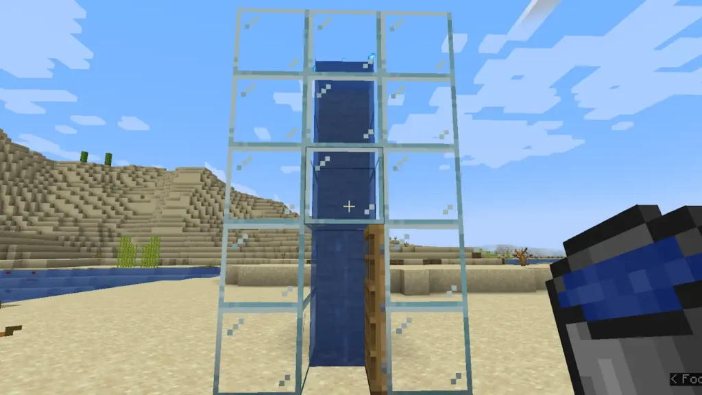 How to Transport Items Up, Down, and Horizontally in Minecraft. Ultimate Guide. 26 Standing water blocks in a bubble elevator
